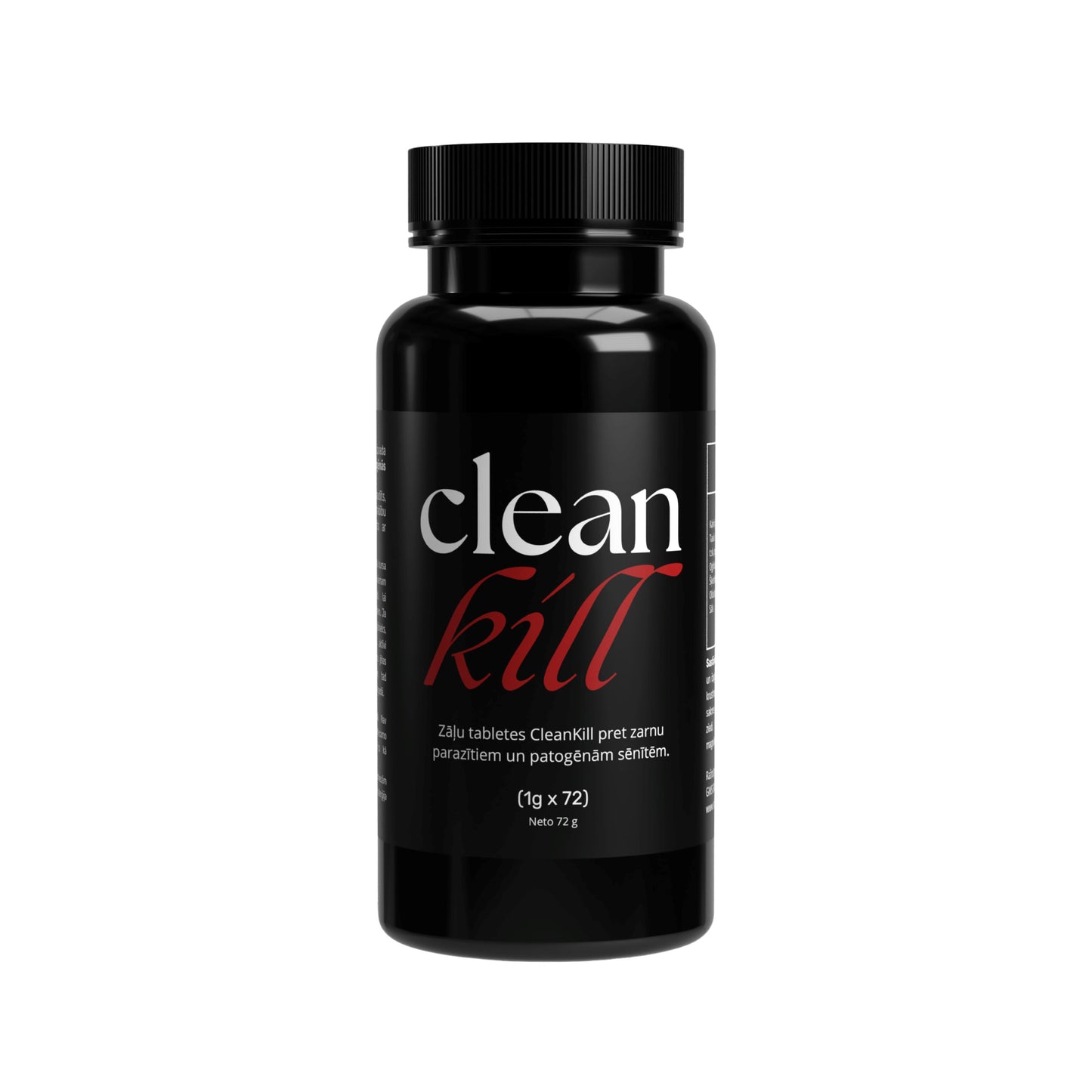Clean Kill - pretparazītu zāļu tabletes sula microculturelab