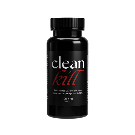Clean Kill - pretparazītu zāļu tabletes sula microculturelab 
