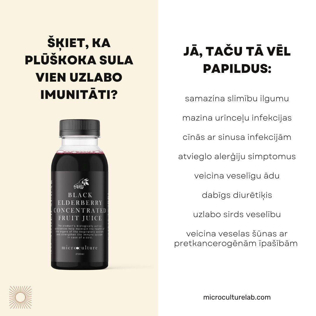 Melnā plūškoka koncentrēta sula sula microculturelab