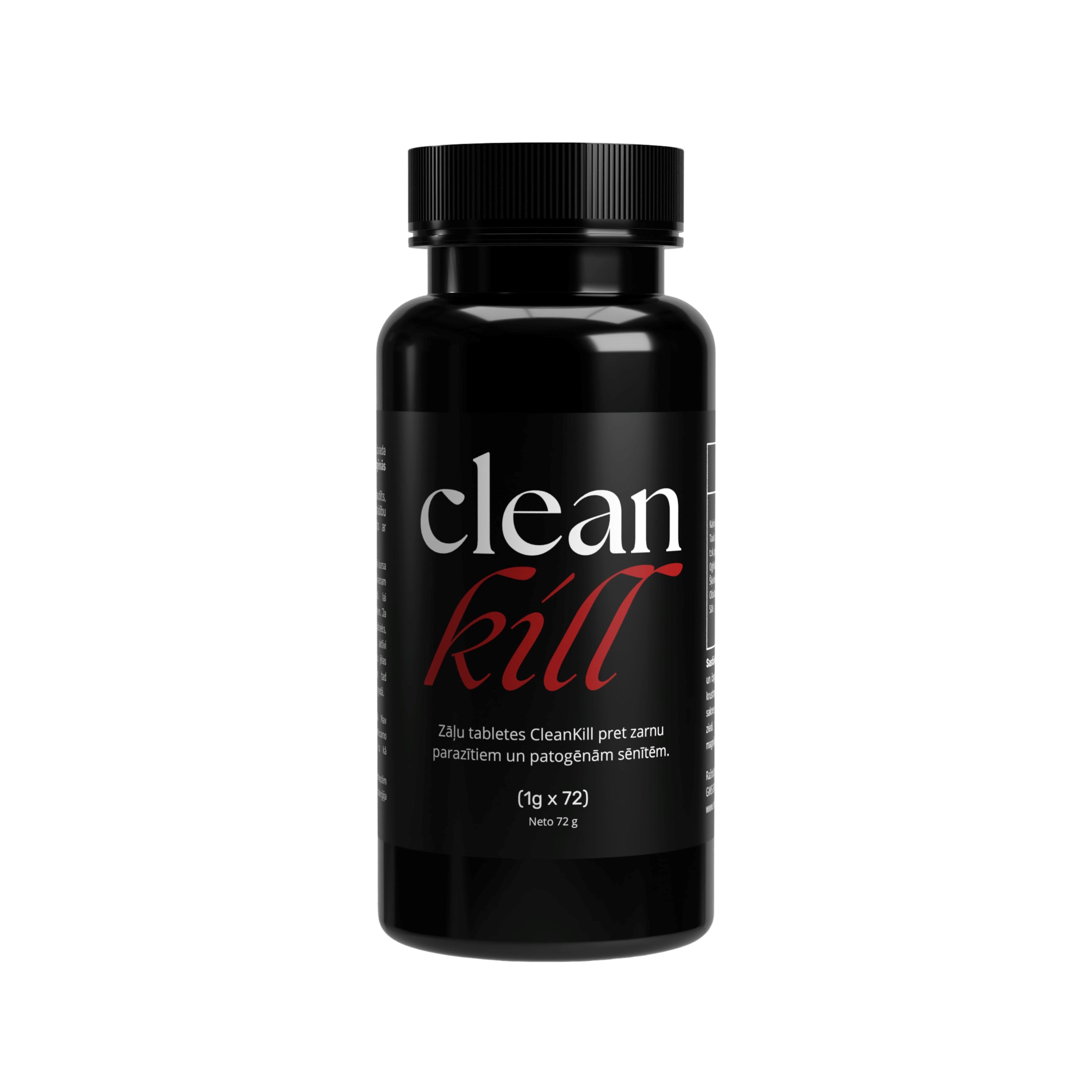 Clean Kill - pretparazītu zāļu tabletes sula microculturelab 